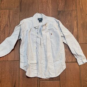 Polo by Ralph Lauren Boys Striped Button-Down Shirt